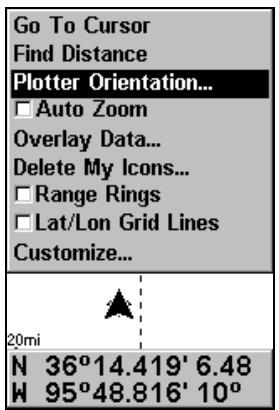EAGLE CUDA240S GPS - Orientation du traceur - 1