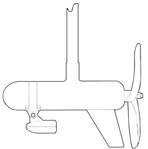 EAGLE CUDA240S GPS - Installation sur un moteur a la TRAINE (trolling MOTOR) - 1