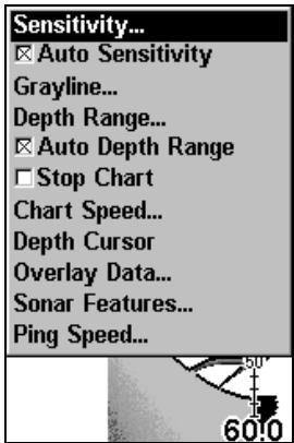 EAGLE CUDA240S GPS - Appuyez sur MENU | ENT. - 1