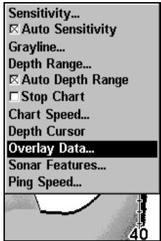 EAGLE CUDA240S GPS - Données de superposition - 1