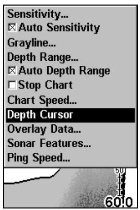 EAGLE CUDA240S GPS - Curseur de profondeur - 1