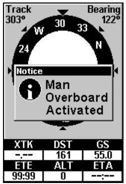 EAGLE CUDA240S GPS - Retourner au point de repère MOB - 1