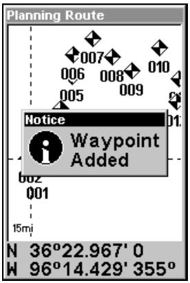 EAGLE CUDA240S GPS - Créer et sauvegarder un itinéraire - 4