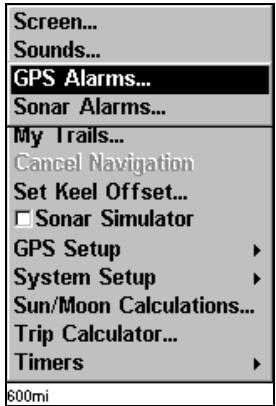 EAGLE CUDA240S GPS - Alarmes - 1