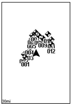 EAGLE CUDA240S GPS - Écran du traceur (plotter) - 1