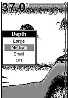 EAGLE FISHEASY 2 - DIGITAL DATA SIZE FOR DEPTH, TEMPERATURE, SPEED, and DISTANCE LOG - 1