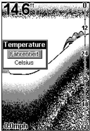EAGLE FISHEASY 2 - TEMPERATURE UNITS OF MEASURE - 1