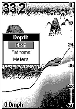 EAGLE FISHEASY 240 PORTABLE - Depth Units of Measure - 1