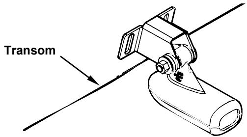 EAGLE FISHEASY 245DS PORTABLE - Transom Transducer Assembly and Mounting - 5