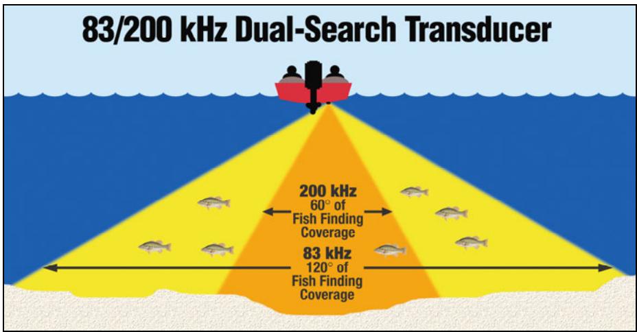 EAGLE FISHEASY 245DS PORTABLE - Dual Search Transducer - 1