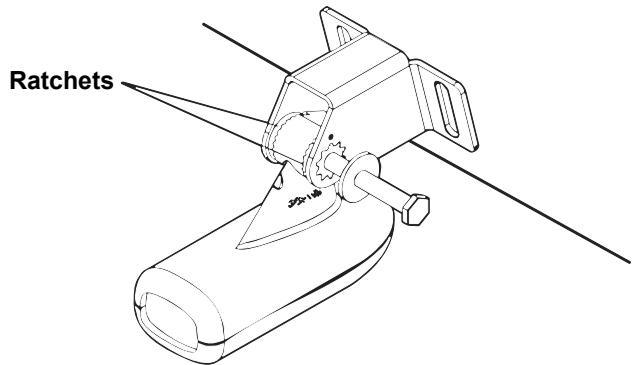 EAGLE FISHEASY 245DS PORTABLE - Transom Transducer Assembly and Mounting - 2