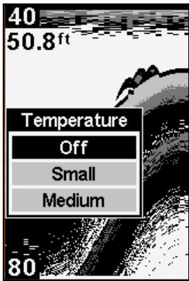EAGLE FISHEASY 245DS PORTABLE - Temperature Display - 1
