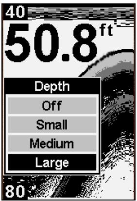 EAGLE FISHEASY 245DS PORTABLE - To display Depth: - 2