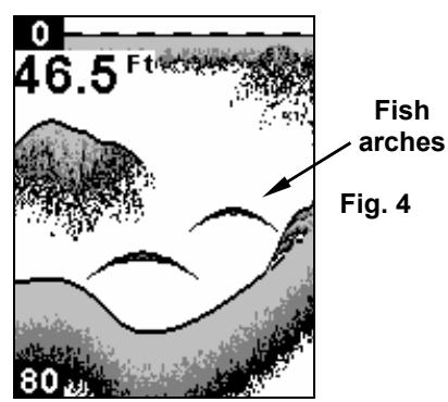 EAGLE FISHEASY 245DS PORTABLE - To adjust sensitivity in Manual Mode: - 4