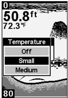 EAGLE FISHEASY 245DS PORTABLE - Temperature Display - 2