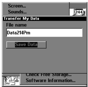 EAGLE FISHELITE 480 - GPS Data files: - 4