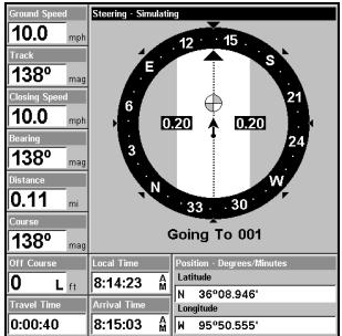 EAGLE FISHELITE 480 - Navigate a Route in Reverse - 1
