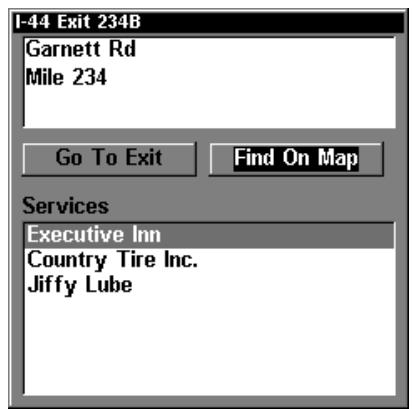 EAGLE FISHELITE 480 - Find Interstate Highway Exits - 6