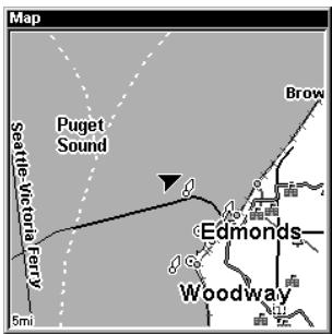 EAGLE FISHELITE 480 - Map With Sonar Split Screen - 1