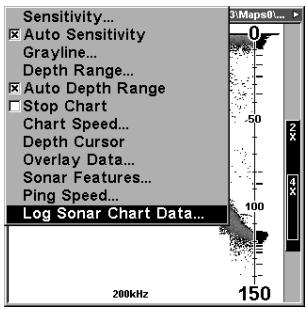EAGLE FISHELITE 480 - Log Sonar Chart Data - 1