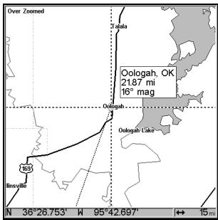 EAGLE FISHELITE 480 - Navigate to Cursor Position on Map - 2