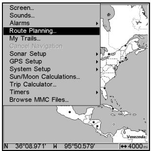 EAGLE FISHELITE 480 - Routes Created in the Unit - 1