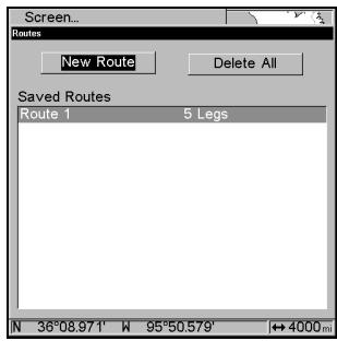 EAGLE FISHELITE 480 - Navigate a Route - 2