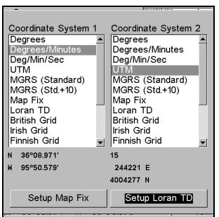 EAGLE FISHELITE 480 - Coordinate System Selection - 3
