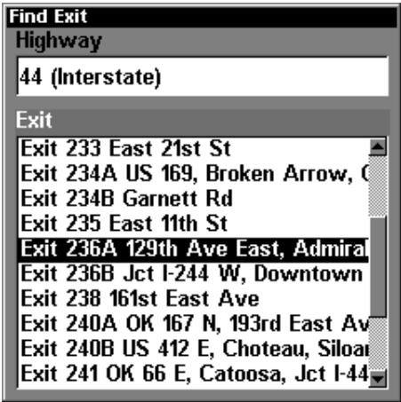 EAGLE FISHELITE 480 - Find Interstate Highway Exits - 4