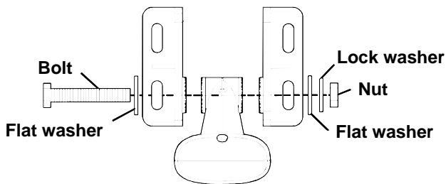 EAGLE FISHELITE 480 - Aligning the transducer on the transom. - 2