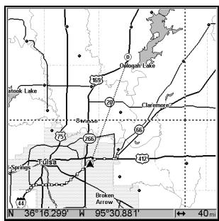 EAGLE FISHELITE 480 - Navigate to Cursor Position on Map - 3