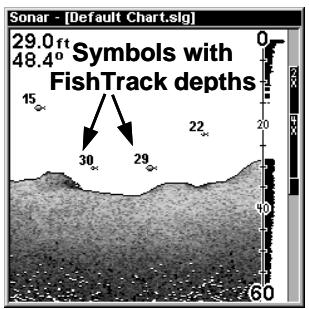 EAGLE FISHELITE 480 - To turn on FishTrack: - 3