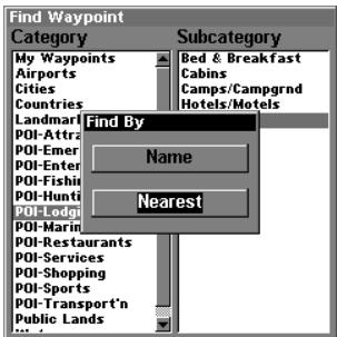 EAGLE FISHELITE 480 - Find Map Places or Points of Interest (POI) - 3