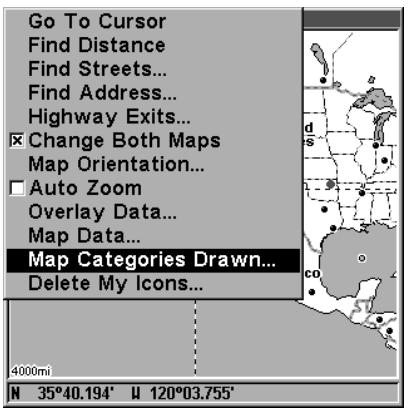 EAGLE FISHELITE 480 - Map Detail Category Selection - 1