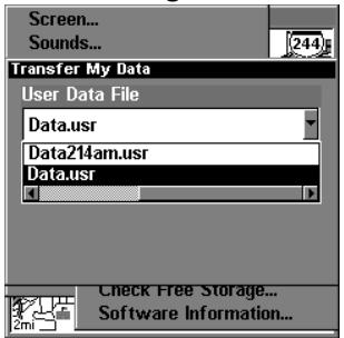 EAGLE FISHELITE 480 - GPS Data files: - 6