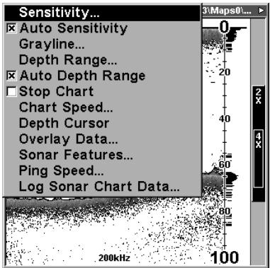 EAGLE FISHELITE 480 - Press MENU|ENT. - 1