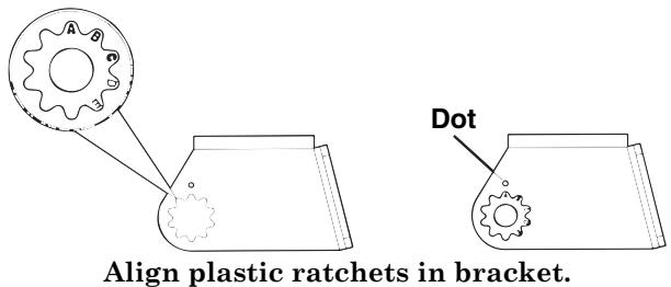 EAGLE FISHMARK 320 - Assembling the bracket. - 1