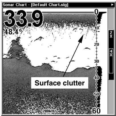 EAGLE FISHMARK 320 - To adjust the Surface Clarity level: - 3