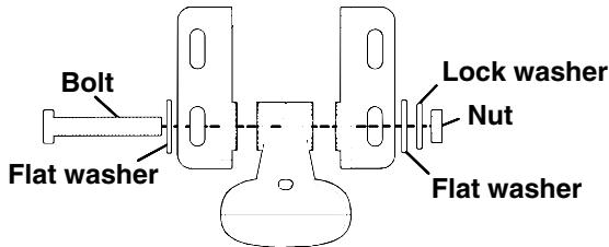 EAGLE FISHMARK 320 - Aligning the transducer on the transom. - 2