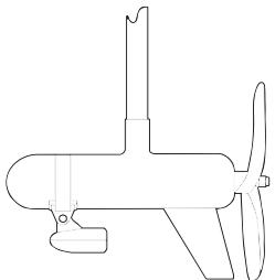 EAGLE FISHMARK 320 - Attach motor mounting bracket to transducer. - 1
