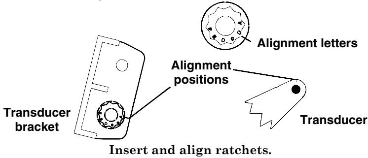 EAGLE FISHMARK 320 - Assembling the bracket. - 2