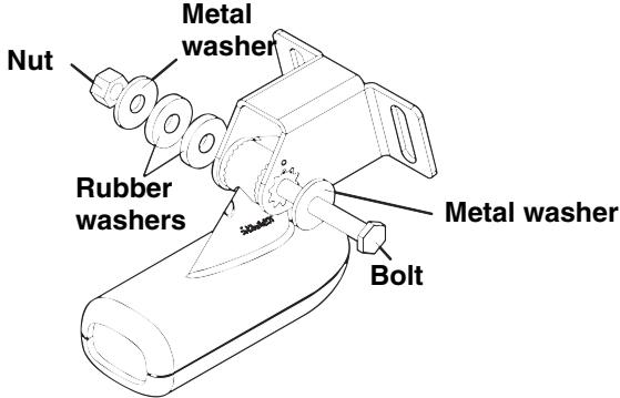 EAGLE FISHMARK 320 - Assembling the transducer. - 1