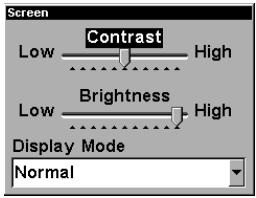 EAGLE FISHMARK 480 - Screen Contrast and Brightness - 1