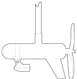 EAGLE FISHMARK 480 - Attach motor mounting bracket to transducer. - 1