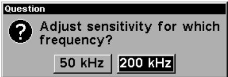 EAGLE FISHMARK 480 - To adjust sensitivity in auto mode: - 1