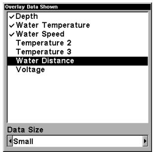 EAGLE SEAFINDER 480DF - Overlay Data - 2