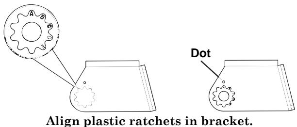 EAGLE SEAFINDER 480DF - Assembling the bracket. - 1
