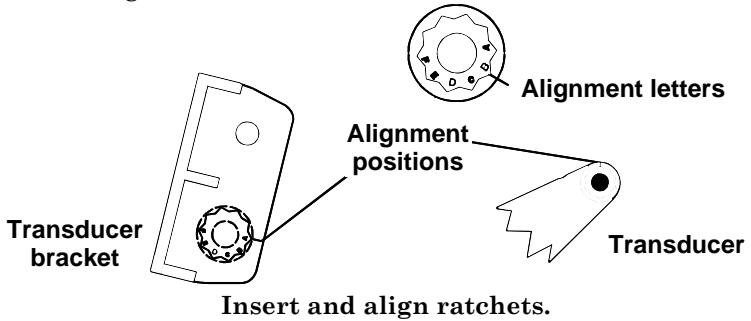 EAGLE SEAFINDER 480DF - Assembling the bracket. - 2