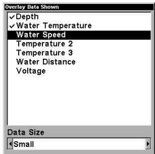 EAGLE SEAFINDER 480DF - Overlay Data - 1