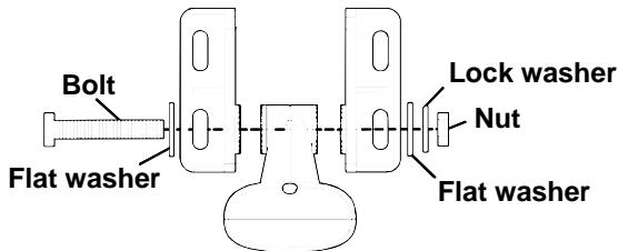 EAGLE SEAFINDER 480DF - Aligning the transducer on the transom. - 2